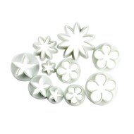 Autek Cake Tools 44pcs Flower Fondant Cake Sugarcraft Decorating Kit Cookie Mould Icing Plunger Cutter Tool