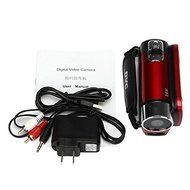 Red (HD-100) - Full HD 1080P 16MP Digital Video Camcorder Camera DV HDMI 2.7&#039;&#039; TFT LCD 16X ZOOM N5