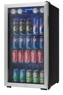 Danby 120 Can Beverage Center, Stainless Steel DBC120BLS N3