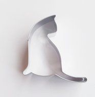 Yunko 4pcs Cat Shape Stainless Steel Cookie Cutter Fondant Cutter Cake Cake Decoration Tools Set N2