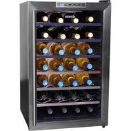 28 Bottle Single Zone Freestanding Wine Refrigerator-Sleek and stylish, a is great way to let your precious wine... N2