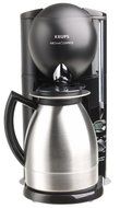 Krups 229-4G Aroma Control 10-Cup Coffeemaker with Thermal Carafe, Black and Brushed Stainless Steel, DISCONTINUED N2