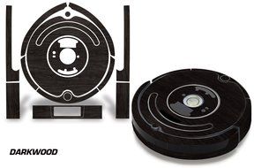 Vinyl Skin Decal Wrap For iRobot Roomba 650/655 Vacuum Stickers Accessory Kit DARKWOOD