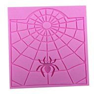 Silicone Fondant Mould Cake Decorating Chocolate Mold Tool Spider Wed Halloween Paste