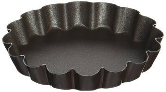 Paderno World Cuisine 2 3/8 Inch Non-stick Fluted Tartlet Mold N5