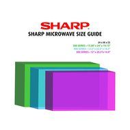 Sharp Microwave Oven, Stainless steel