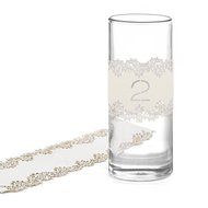 Hortense B. Hewitt 30869 Laser Cut Table Number Wraps, Numbers 1 to 10, Black N23