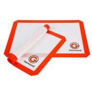 Genround Silicone Baking Mats (Set of 3) - 2 x Large Half Sheet, 1 x Small Quarter Sheet - Non Stick Heat Resistant... N5