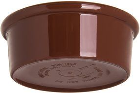 Carlisle 036228 SAN Standard Ramekin, 2.50-oz. Capacity, 1.12 x 3.00&quot;, Lennox Brown (Case of 48) N3