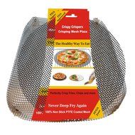 Addie&#039;s Kitchen - A Reusable Non Stick 13&quot; Round Pizza Crisper Screen And 14&quot; X 14&quot; Mesh Crisping Basket