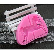 Generic DIY Sugarcraft Chocolate Cake Decorating Mould Carousel Horse Mold