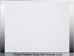 Summit SCFM92 43" Commercially Approved Chest Freezer with 9 cu. ft. Capacity Storage Baskets Stainless Steel...