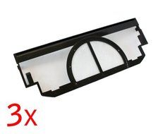 3-Pack Filter for iRobot Roomba 400 Discovery Series Vacuum Cleaning Robots.