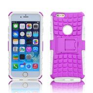 iPhone 6s Case, HLCT Rugged Shock Proof Dual-Layer Case with Built-In Kickstand for iPhone 6s / 6 4.7 Inch (White...