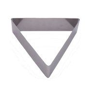 Fat Daddio&#039;s Stainless Steel Triangle Cake and Pastry Ring, 5.125 Inch x 2 Inch N6