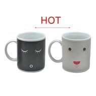 MuLuo Smilling Face Magic Color Changing Cup Ceramic Coffee Tea Milk Cup