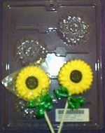 Sunflower Pop Candy Molds