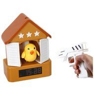 Fashion Creative Gift Silent House Cuckoo Gun-shot Desk Funny Talking Alarm Clocks N6