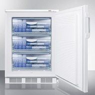 Summit VT65M7 24" Commercially Approved Upright Freezer with 3.5 cu. ft. Capacity Three Removable Storage Baskets... N2