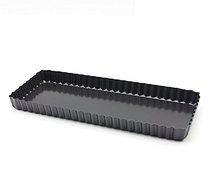 Astra Gourmet Preferred Non-stick Rectangular Quiche Pan/Tart Pan with Removeable Bottom,14 by 6-Inch N3