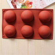 GogoForward 6 Even The Large Domed DIY Silicone Cake Mold Soap Mold Jelly Pudding Silicone Chocolate Mold N6