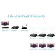 ESYNiC 120m HDbitT HDMI Extender Ethernet Network Extender 1080P over Single RJ45 CAT6/6a/7 Cable - Supports Sky... N2
