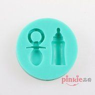 Sher Baby Bottle Nipples Fondant Cake Chocolate Silicone Molds,Decoration Tools Bakeware N2