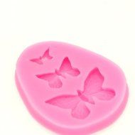 Cake Fondant Silicone Mold For Baking Tools Chocolate Pink Butterfly N3