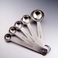 SIO Set of 5 Stainless Steel Measuring Spoons Accurate Spoons Coffee Spoon Scale Seasoning Spoon Baking Tool N7