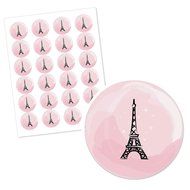 Paris Ooh La La - Cupcake Wrapper &amp; Pick Paris Themed Baby Shower or Birthday Party Kit - Set of 24 N2