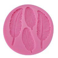 Mini Feather Silicone Handmade Fondant/Cake Decorating DIY Mold Baking Tools New N2
