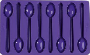 Wilton 2115-0229 Spoon-Shaped Silicone Candy Mold, Purple