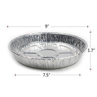 LoveS 30 Pcs Disposable Aluminum Foil Pans, 20Pcs 5&quot; and 10Pcs 9&quot; Disposable Pie Pan Foil Pan, 30Pcs Disposable... N3