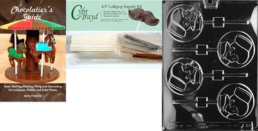 Cybrtrayd J010 Nurse Lolly Chocolate Candy Mold with Exclusive Cybrtrayd Copyrighted Chocolate Molding Instructions