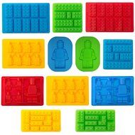 TYH Supplies Candy Molds For Lego Lovers Chocolate Molds Ice Cube Molds Silicone Baking Molds Premium Silicone...