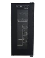 HOMEIMAGE Thermo Electric Wine Cooler for 12 Bottles with Vertical Rack - HI-12C N3