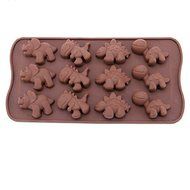 1 X Silicone Dinosaur Chocolate Candy Mold or Ice Tray N2