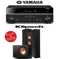 Yamaha RX-V781BL 7.2-Channel 4K A/V Receiver + Klipsch RP-260F + Klipsch R-112SW - 2.1 Reference Premiere Package