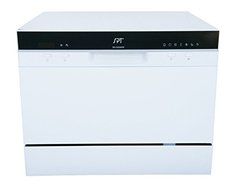 SPT SD-2224DS Countertop Dishwasher with Delay Start &amp; LED, Silver N2