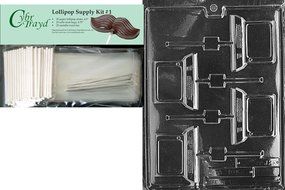 Cybrtrayd J026 Computer Lolly Jobs Chocolate Candy Mold N2