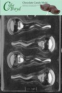 Cybrtrayd XX514 Happy Sperm Chocolate Candy Mold with Copyrighted Molding Instructions