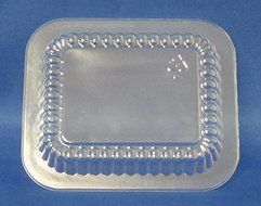 Durable Packaging P2201000 Plastic Dome Lid for Oblong Aluminum Pan, 1 lb (Pack of 1000)