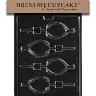 Dress My Cupcake DMCT039 Chocolate Candy Mold, Wishbone, Thanksgiving