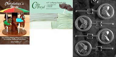 Cybrtrayd W052 Hands with Rings Lolly Wedding Chocolate Candy Mold