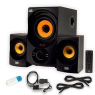 Acoustic Audio AA2170 Home 2.1 Speaker System with Bluetooth Optical Input FM USB and 2 Extension Cables N2