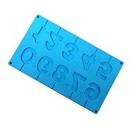 COOKO Number 0~9 Shape Silicone Lollipop Mold for Making Homemade Chocolate, Candy, Gummy, Jelly, Baking Molds... N3