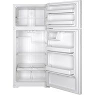 GE GPE16DTHWW 15.5 Cu. Ft. White Top Freezer Refrigerator - Energy Star N3