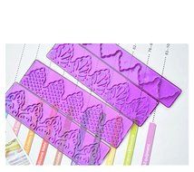 Anyana 4pcs set Ribbon Plastic Cookie Cutter Cake Mould Tool Kitchen Tool Sugar Paste Baking Mould Cookie Pastry