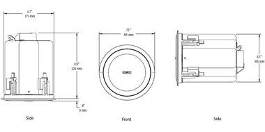 QSC AD-C42T Ceiling Mount Loudspeaker