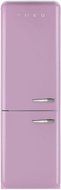 Smeg FAB32LRON1 24" 50's Retro Style Bottom Freezer Refrigerator in Pink with Left Hinge